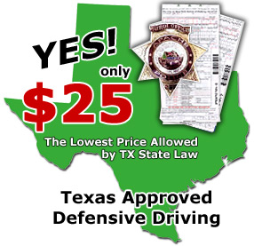 Texas Defensive Driving programs for the lowest price!